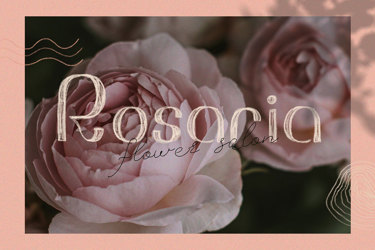 Organic font collection preview 6