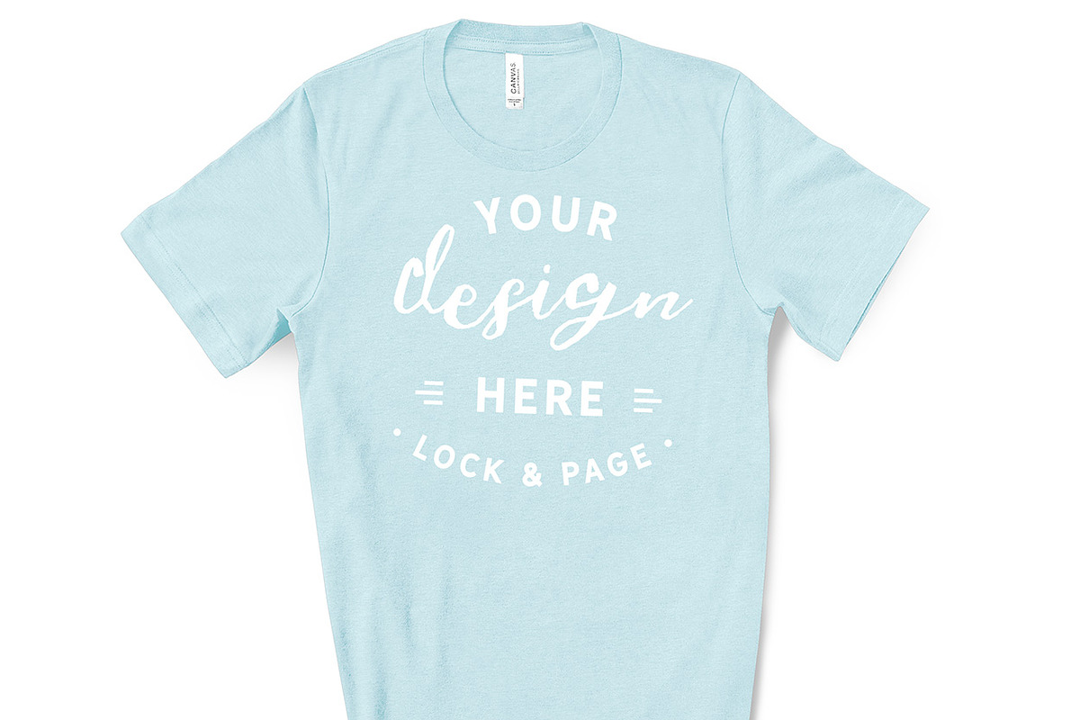 Male Bella Canvas 3001 Mockup Bundle, a Shirt Mockup by lock and page (Photo 3 of 60)