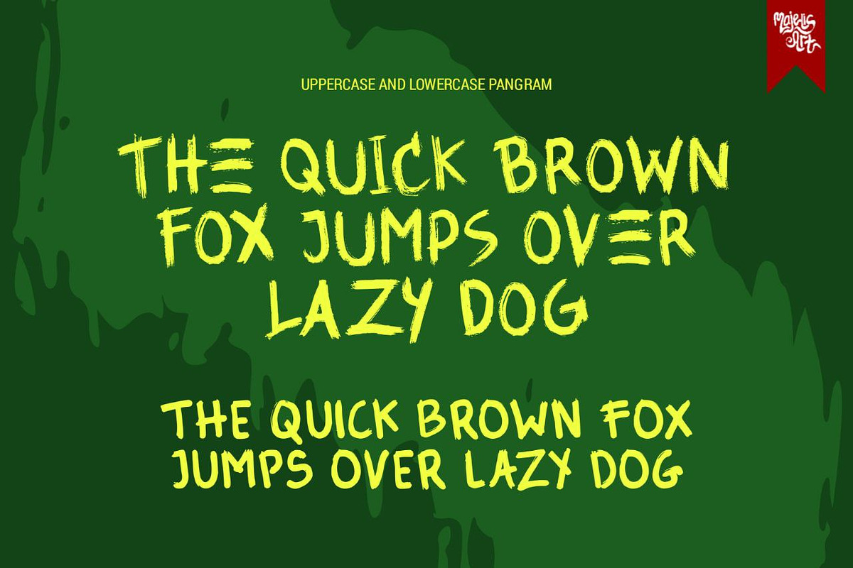 Ricardo Manchiness, a Handwritten Font by Majelis Art (Photo 3 of 8)