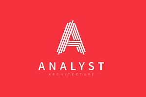 "A" Letter Logo Template
