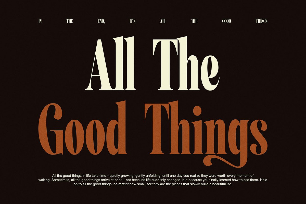 Maverick Luxury Serif Font, a Serif Font by Perfectype (Photo 2 of 8)