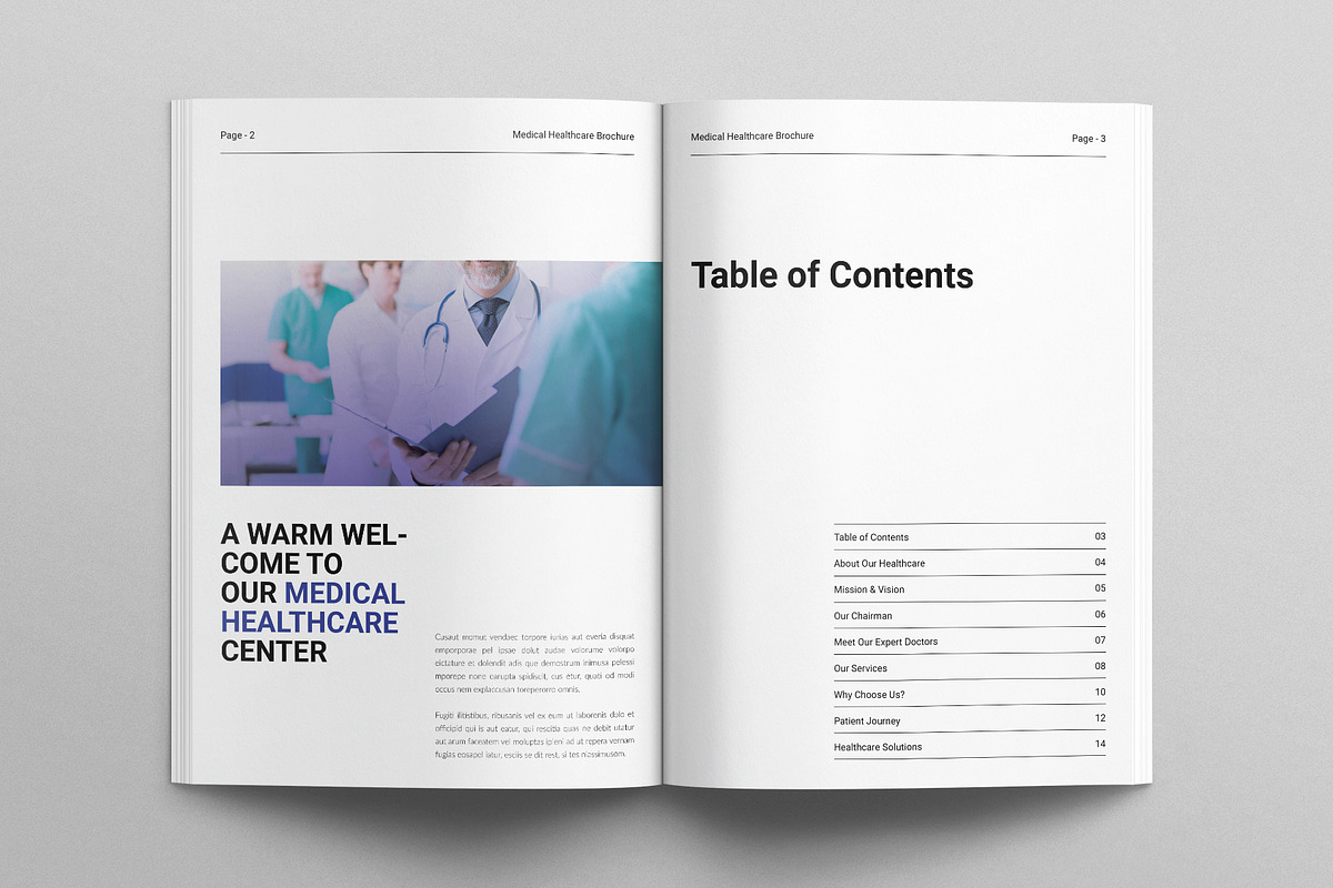 Medical Healthcare Brochure Template, a Brochure Template by E-Type (Photo 2 of 7)