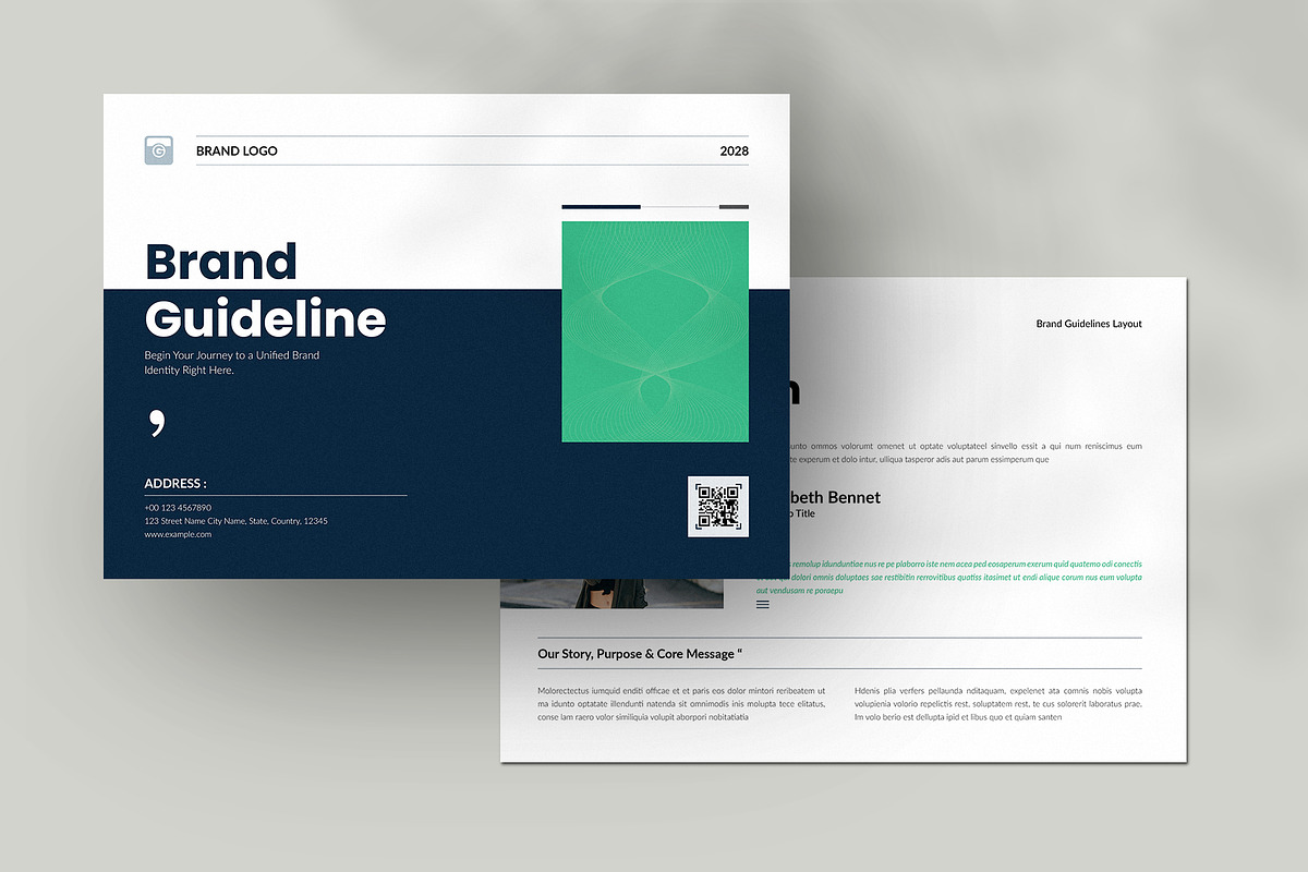 Brand Guidelines Landscape, a Brochure Template by Pixelpick (Photo 1 of 9)