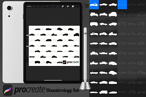 Cars Outlines & Silhouettes Set 2