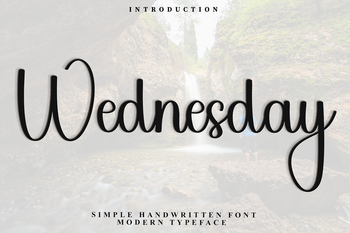 Wednesday, a Handwritten Font by FreshTypeINK (Photo 1 of 8)