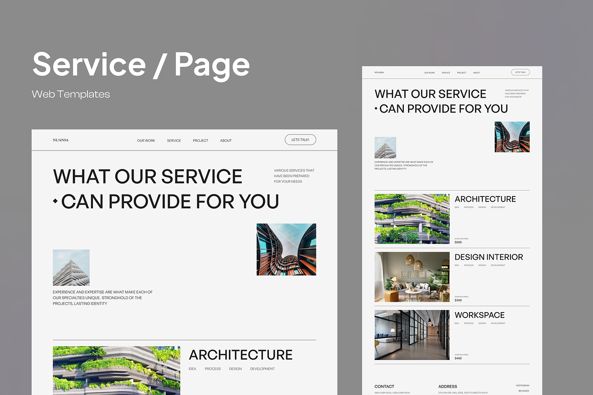 Nuansa - Architecture Landing Page, a Landing Page Template by SundayWorkTeam (Photo 2 of 7)