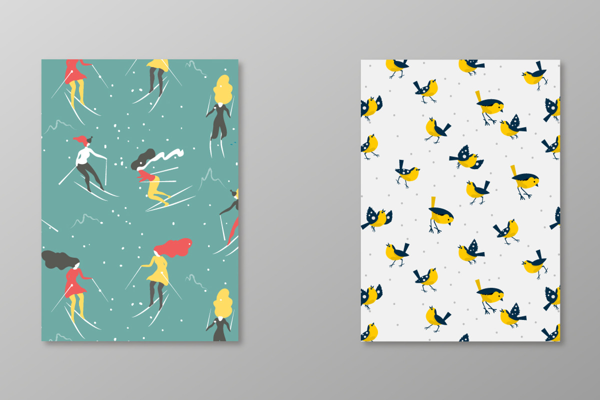 Christmas cards | vector & raster, a Card Template by Artem Vorotnikov (Photo 5 of 9)