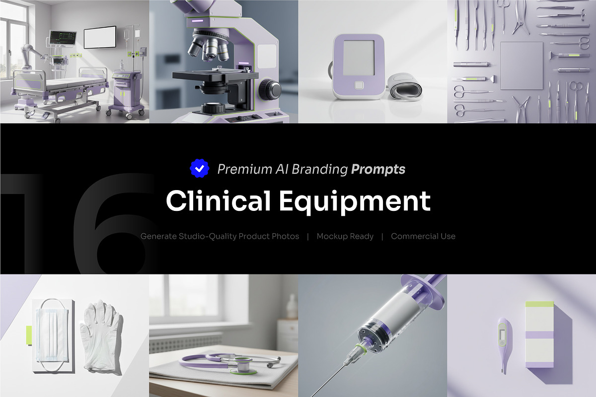 Clinical Equipment AI Prompt, a Health & Medical Photo by cidcud_graphic (Photo 1 of 2)