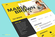 Cool Resume For Creative Designers, a Resume Template by ZippyPixels (Thumbnail 4 of 8)