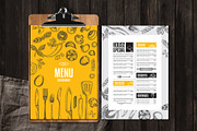 FREE! Trifold + Classic Food Menu, a Brochure Template by BarcelonaShop (Thumbnail 2 of 5)