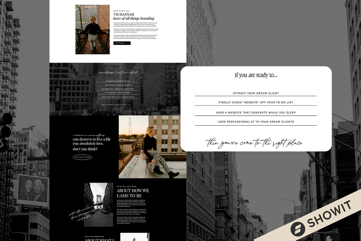 Modern Showit Template | MOD, a Templates & Theme by Kellie Lynn Media (Photo 2 of 6)