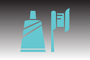 Dental icon design template, a Solid Icon by Sumberpangan (Thumbnail 3 of 3)