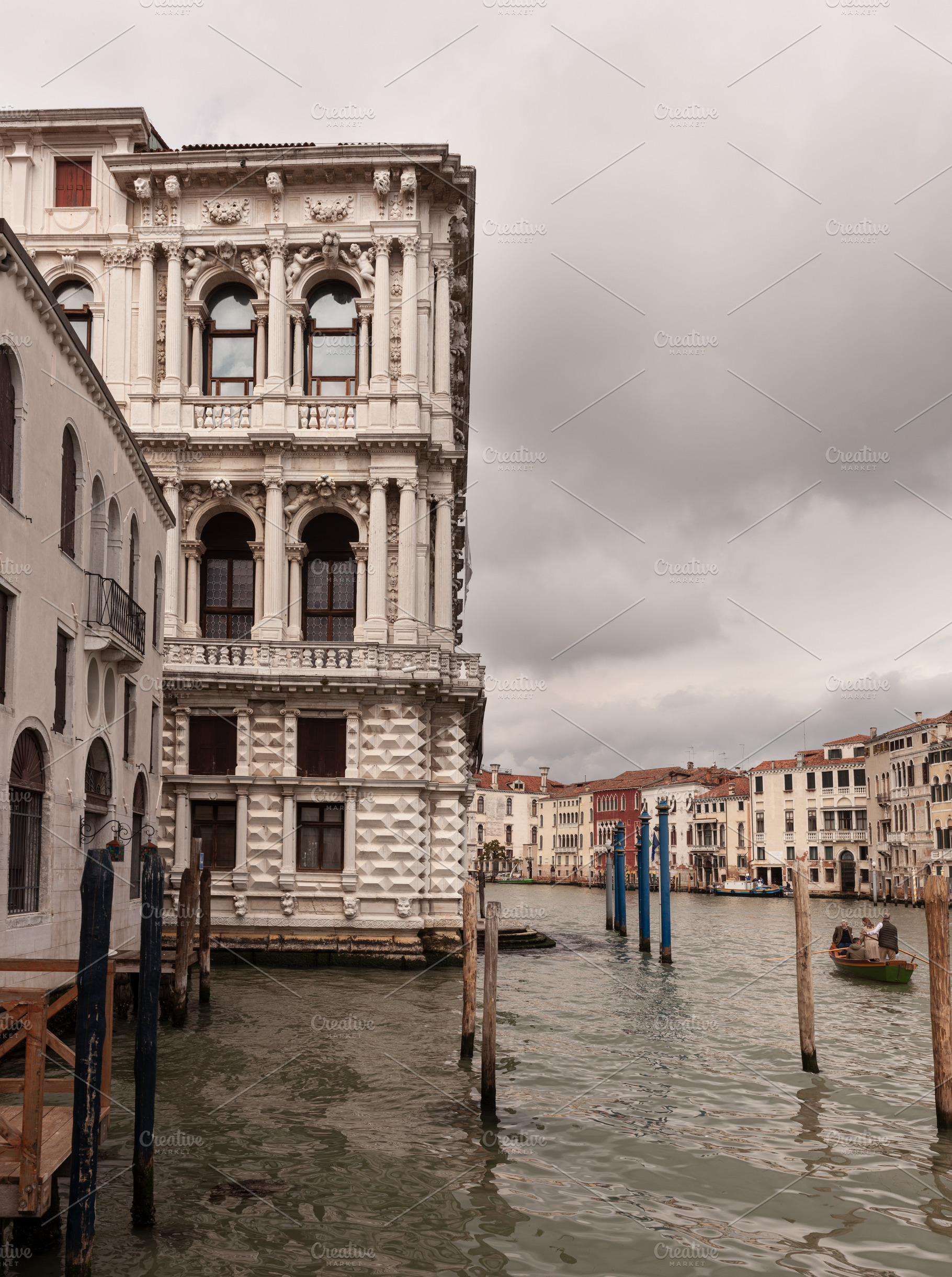 Pesaro Palace from Grand Canal, Venice, an Architecture Photo by Bepslabor