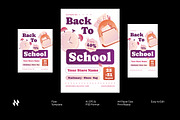 Modern Back to School Flyer, a Flyer Template by Neermana (Thumbnail 1 of 4)