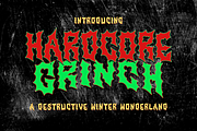 Xmas Crash Metal Horror Graffiti, a Blackletter Font by dansdesign (Thumbnail 4 of 9)