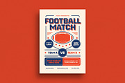 Retro Football Match Event Flyer, a Flyer Template by Guuver (Thumbnail 1 of 3)