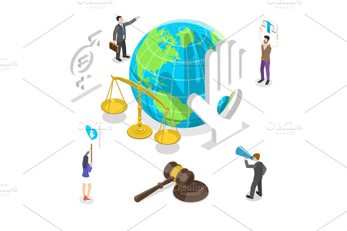 Law & Justice Set 01, a Person Illustration by AndriiStore (Photo 3 of 11)