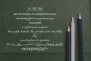 In The Sun handwritten SVG font, a Script Font by Ana's Fonts (Thumbnail 4 of 11)