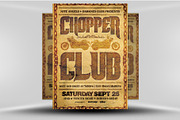 Chopper Club Flyer Template, a Flyer Template by FlyerHeroes (Thumbnail 1 of 4)
