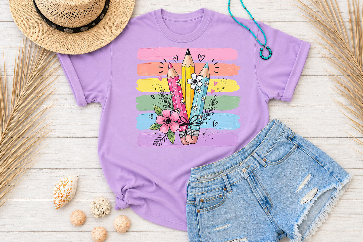 Back to School PNG, Cute Pencils, a Seasonal Illustration by Rose Art (Photo 3 of 5)