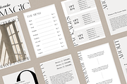 Canva Price & Service Guide Template, a Branding & Logo Template by Le Maison Bohem (Thumbnail 1 of 6)