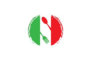 italian food restaurant logo, a Branding & Logo Template by devastd