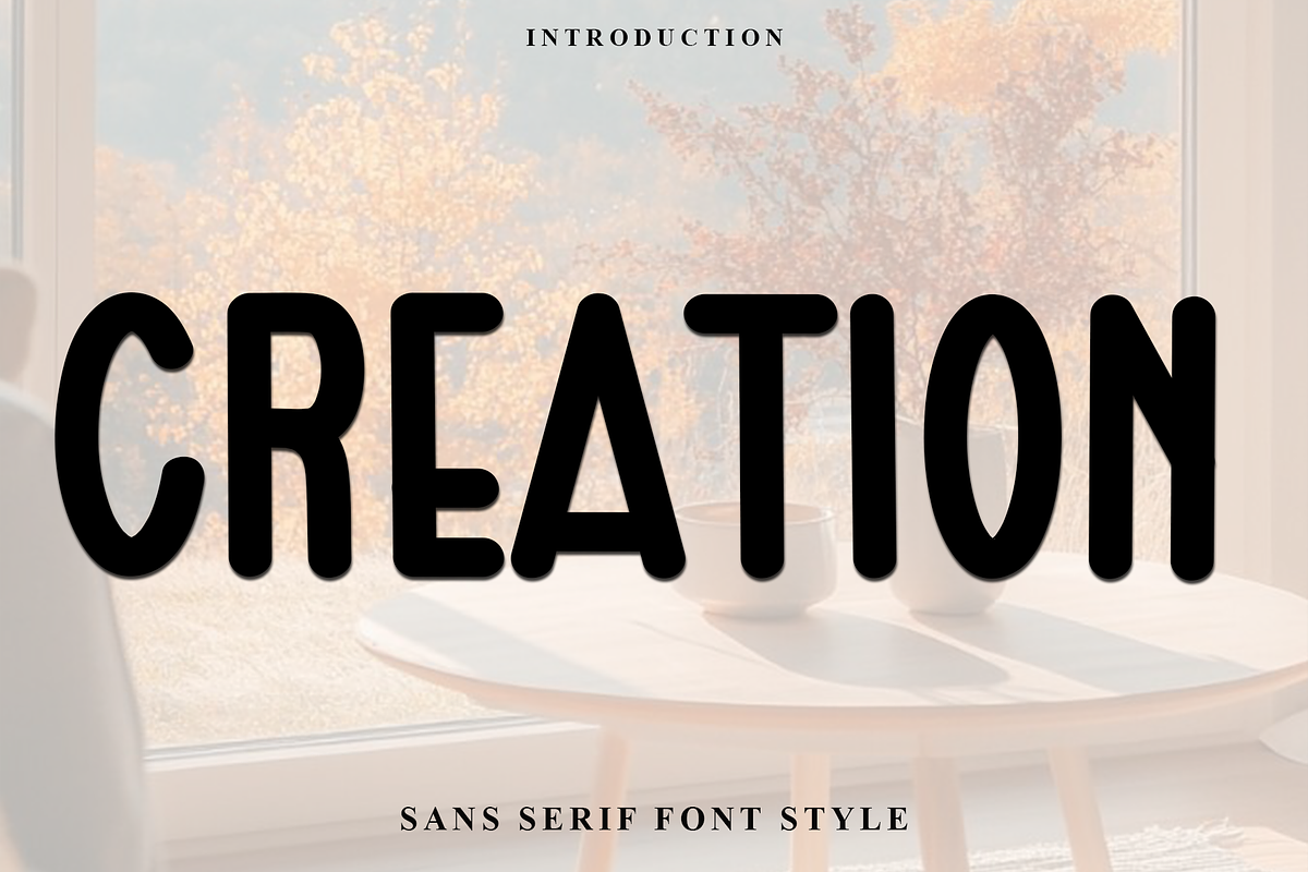 Creation, a Script Font by InermediaSTUDIO (Photo 1 of 6)