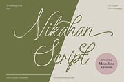 UT Nikahan Script -  Updated Version, a Script Font by Universitype (Thumbnail 1 of 12)