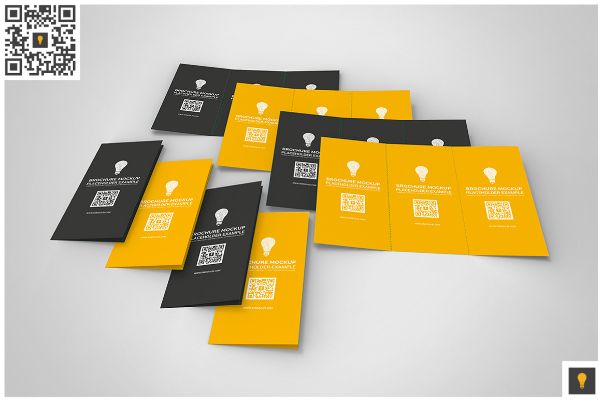 Brochure Trifold Mockup, a Print Template by Shocky Design Studio (Photo 2 of 6)