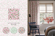 Rose whimsy seamless pattern set, a Pattern Graphic by Momosama Studio (Thumbnail 4 of 5)