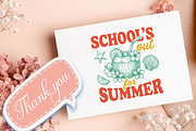 School’s Out for Summer PNG, a Seasonal Illustration by Canvas Craft (Thumbnail 7 of 7)