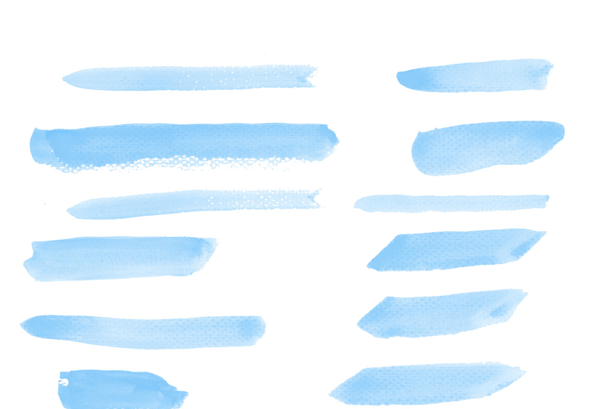 40 Water color Brushes for Photoshop, a Brush Add-On by PeoGeo Creative (Photo 3 of 5)