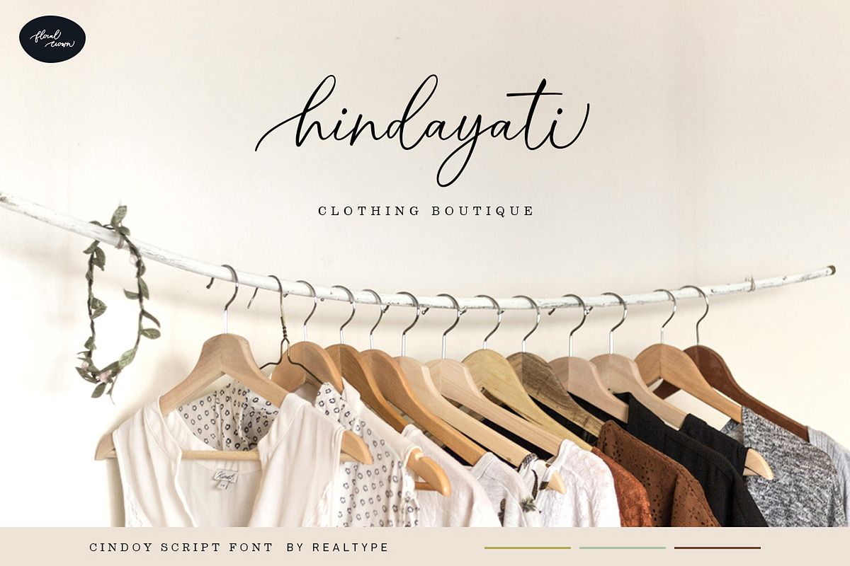 Cindoy Script, a Script Font by Realtype (Photo 5 of 7)