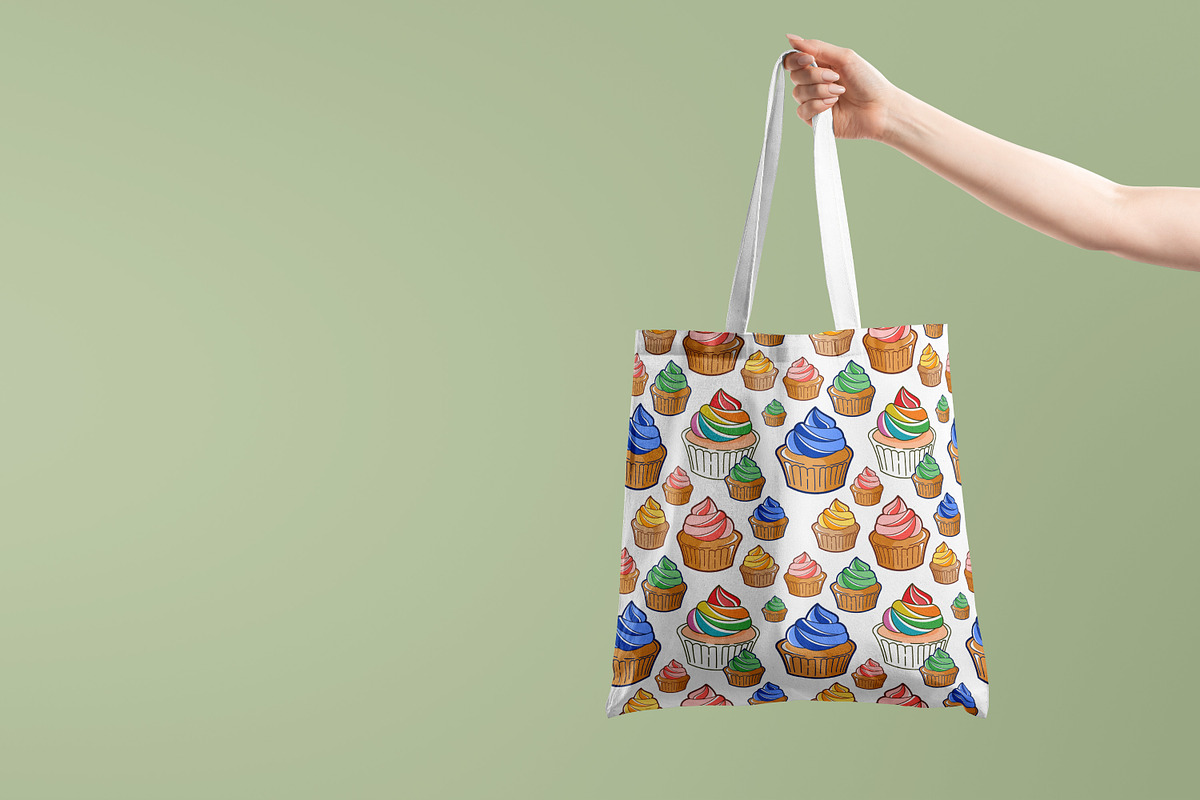Cupcake Seamless Pattern, a Pattern Graphic by Digital Studio (Photo 12 of 12)