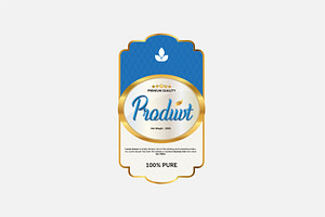 Product Label Design Template, a Flyer Template by rpdesignstudio