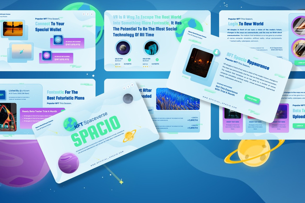 Spacio - NFT Spaces Keynote, a Presentation Template by Dhabee (Photo 2 of 7)