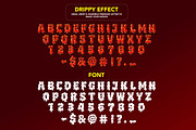 Drippy Lettering Builder + Font, a Font by Tharros (Thumbnail 2 of 11)