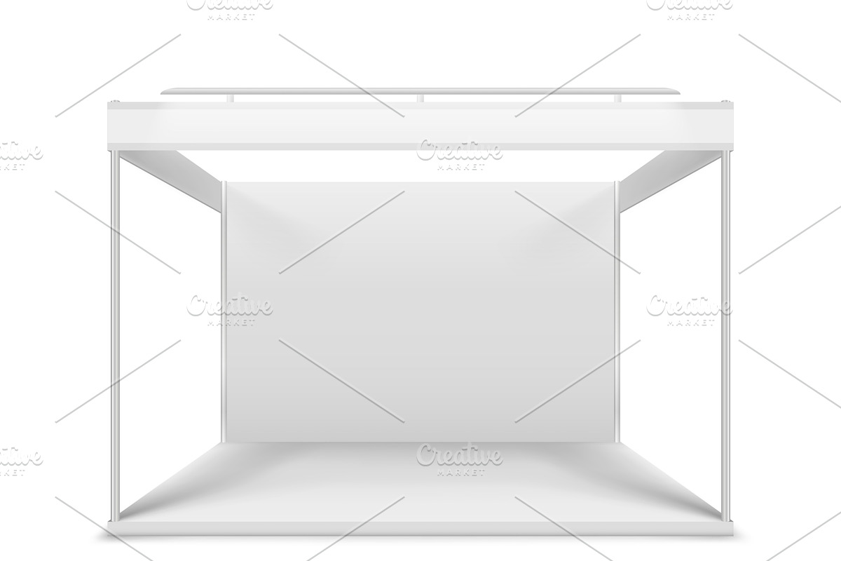 Blank white trade stands, an Object Illustration by majcot (Photo 4 of 6)