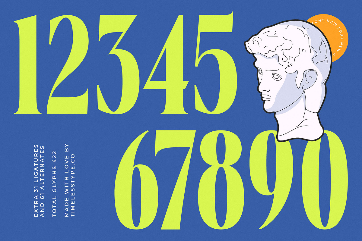 Vardent Modern Display Serif Font, a Serif Font by timelesstype.co (Photo 10 of 20)
