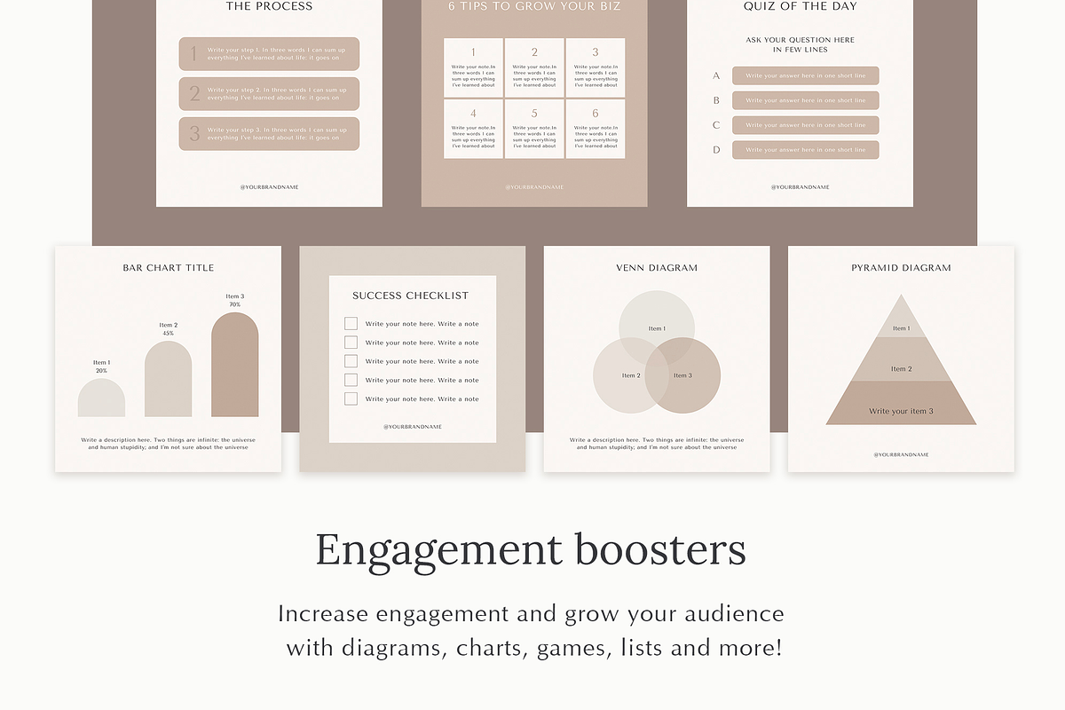 Engagement Coach Instagram Template, a Social Media Template by Eden Origin Studio (Photo 5 of 8)