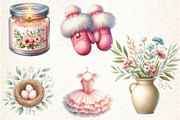 Watercolor Ballet Whisper Clipart, an Illustration by Libby Wishes (Thumbnail 5 of 5)