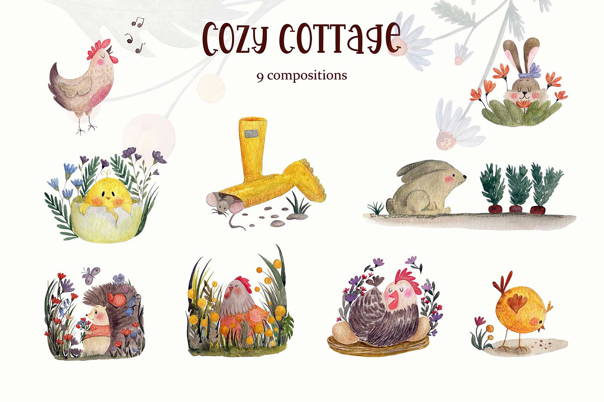 Cozy cottage, a Decorative Illustration by Katia Serdiuk (Photo 5 of 6)