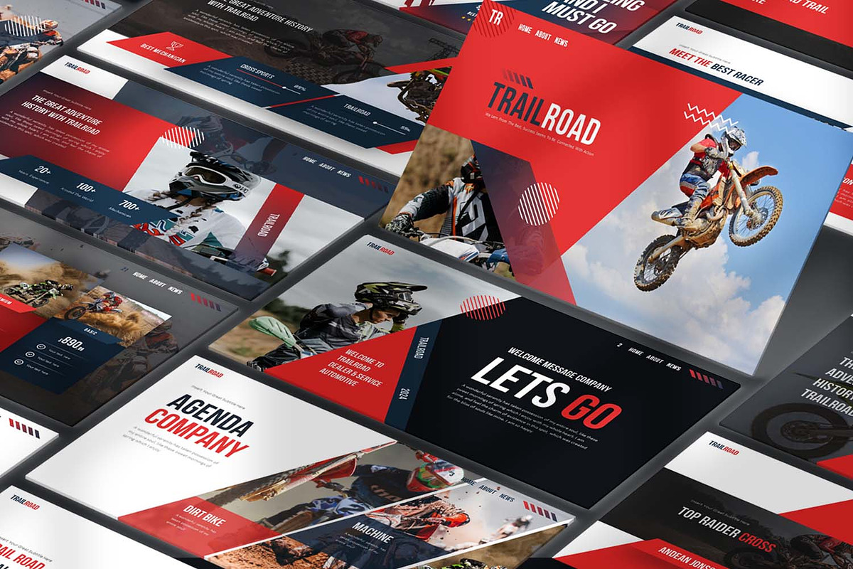Trailroad PowerPoint Presentation, a Presentation Template by Stock Shape (Photo 1 of 4)