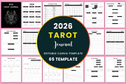 2026 Tarot Journal / KDP Interior, a Stationery Template by Shumaya (Thumbnail 1 of 6)