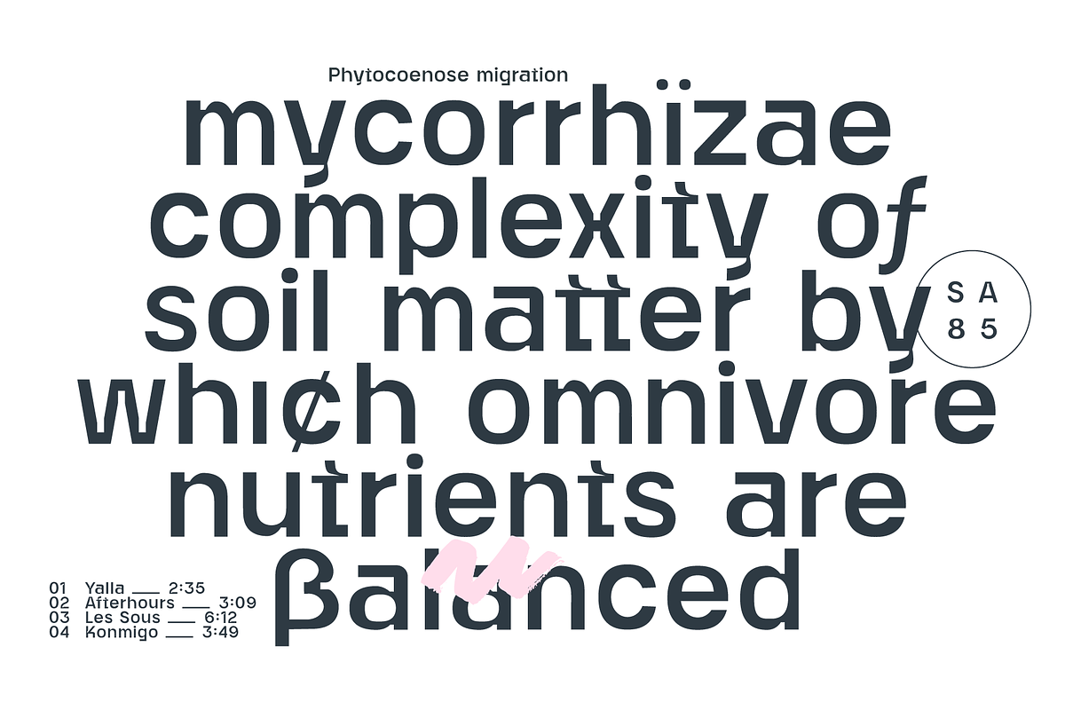 Jabogram Font, a Sans Serif Font by baqoos (Photo 4 of 9)