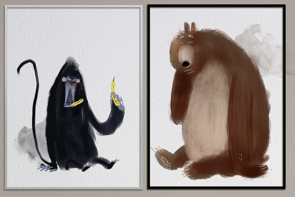 Funny ZOO, an Animal Illustration by Eve Farb (Photo 2 of 3)