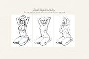 Figure - Woman line art, a Person Illustration by Aquatinta (Thumbnail 8 of 11)