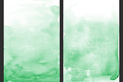 Green Ombre Watercolor Backgrounds, a Texture Graphic by M. by mprintly (Thumbnail 4 of 6)