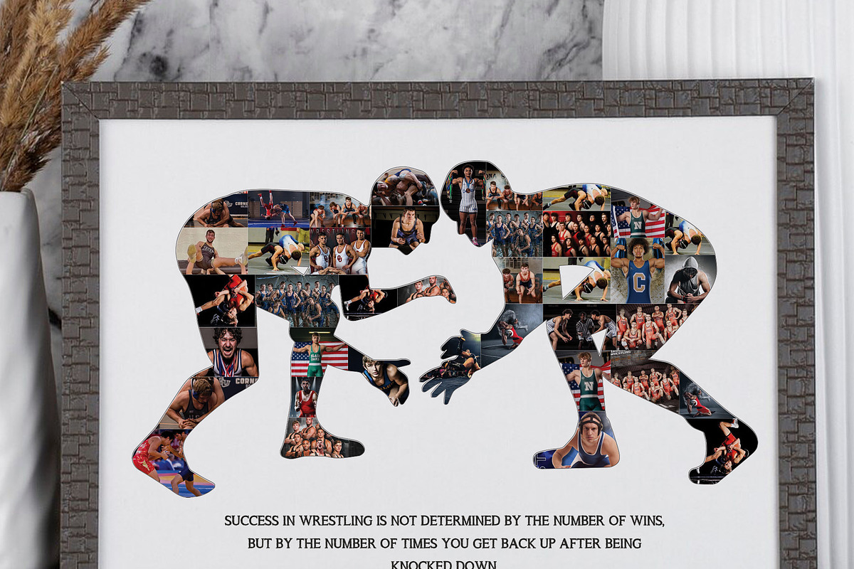 Male Wrestler Fighting collage, a Templates & Theme by AIW SOLUTIONS (Photo 2 of 4)