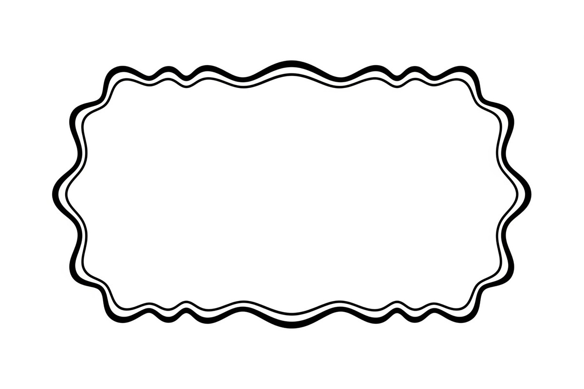 Wavy Scalloped Label Frame Bundle, an Illustration by musafir_fashion (Photo 14 of 51)